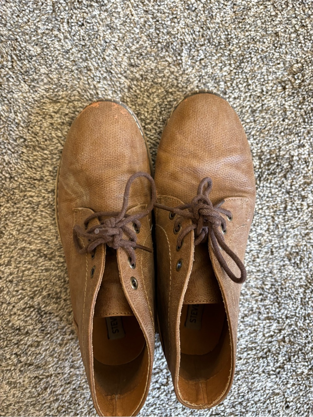 Steve Madden Kids Brown Lace-Up Casual Boots